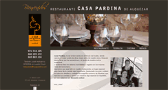 Desktop Screenshot of casapardina.com