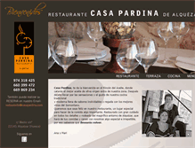 Tablet Screenshot of casapardina.com